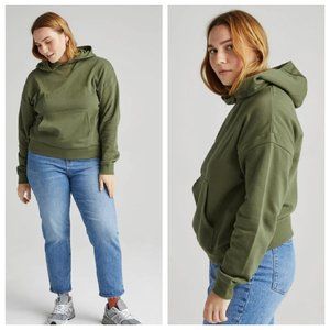 Richer Poorer Recycled Fleece Hoodie Olive Army Size XL NEW